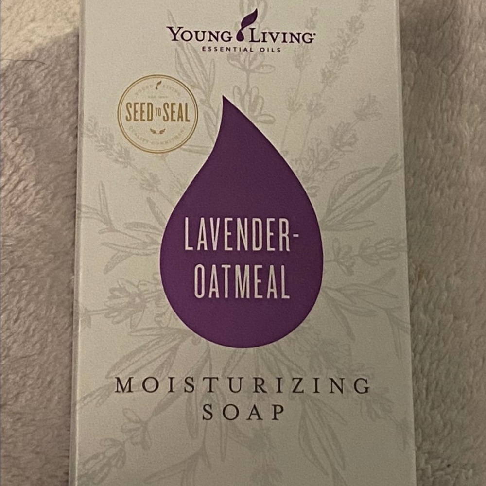 Young Living Lavender Oatmeal Bar Soap NIP 3.5oz